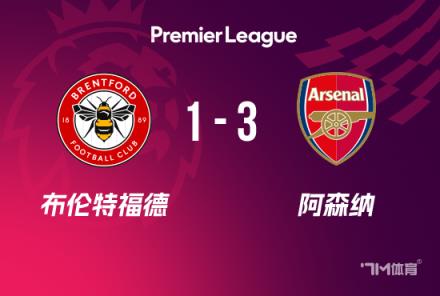 英超:阿森纳3-1小蜜蜂 热苏斯破门马丁内利建功