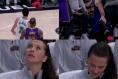 东契奇争球撞向灰熊美女助教,这是真的漂亮!