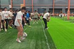 小姐姐足球体考,一看就是苦练过的