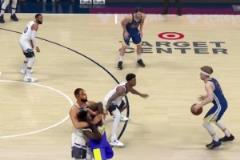 网友2K模拟森林狼淘汰勇士:戈贝尔把追梦往死里打